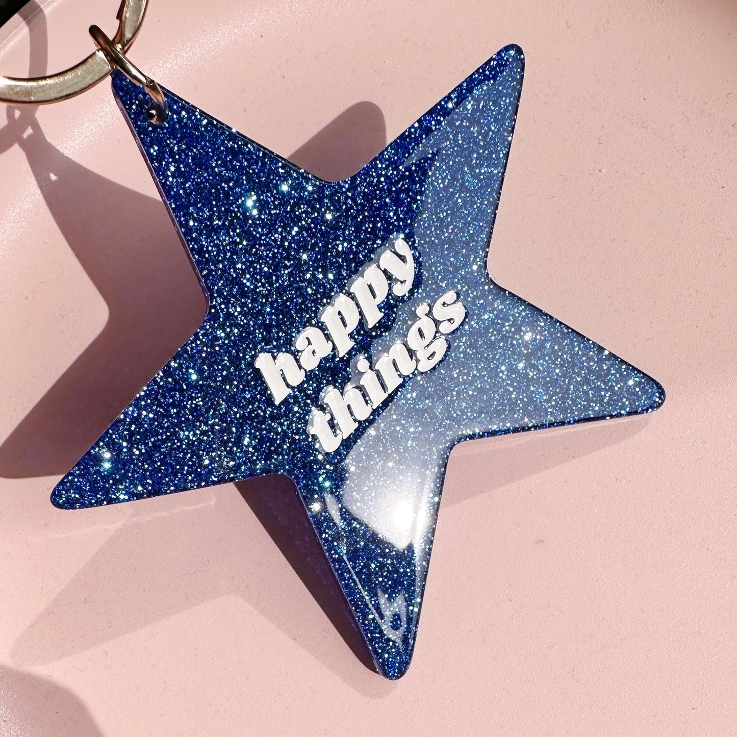 Bag charm happy star