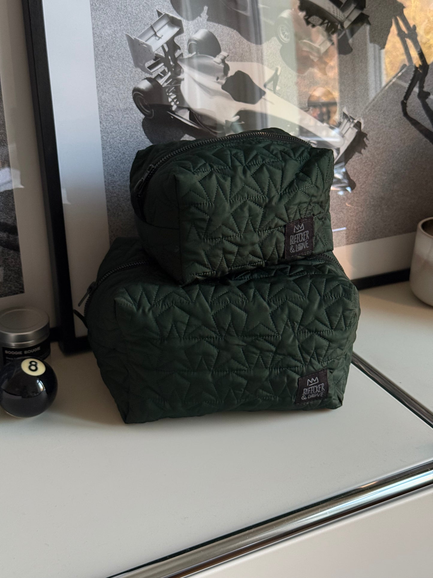 Pouch Stars Green