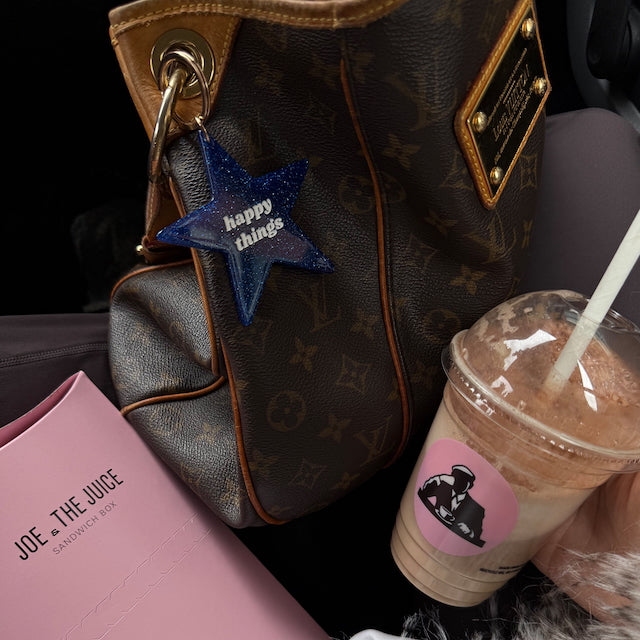 Bag charm happy star