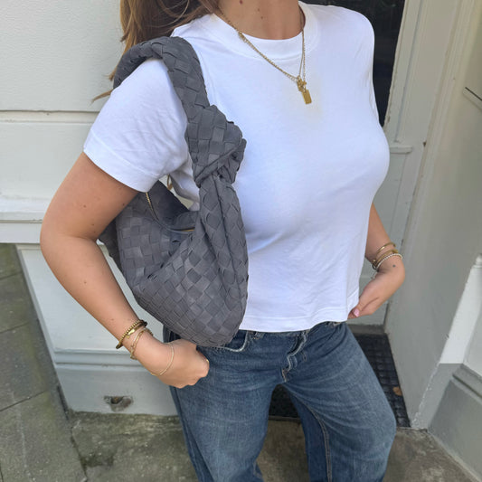 Roya big faux suede