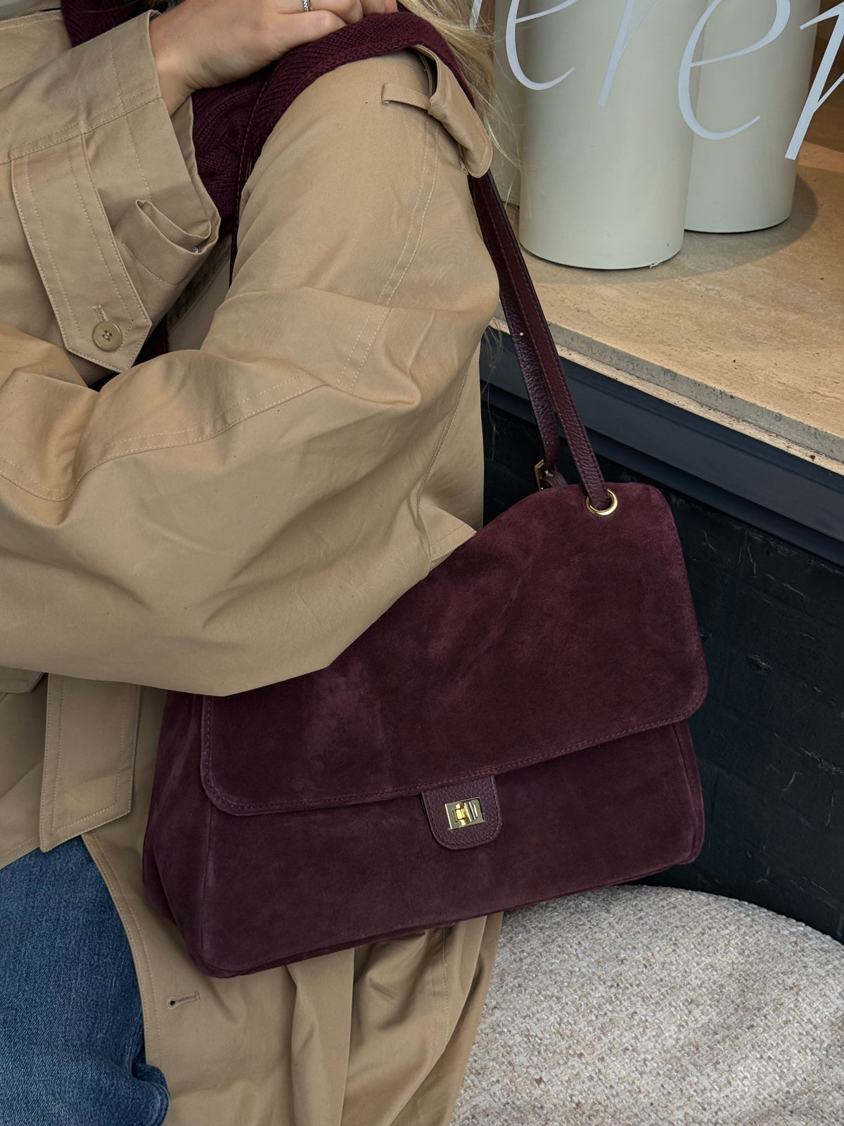 Louisa suede