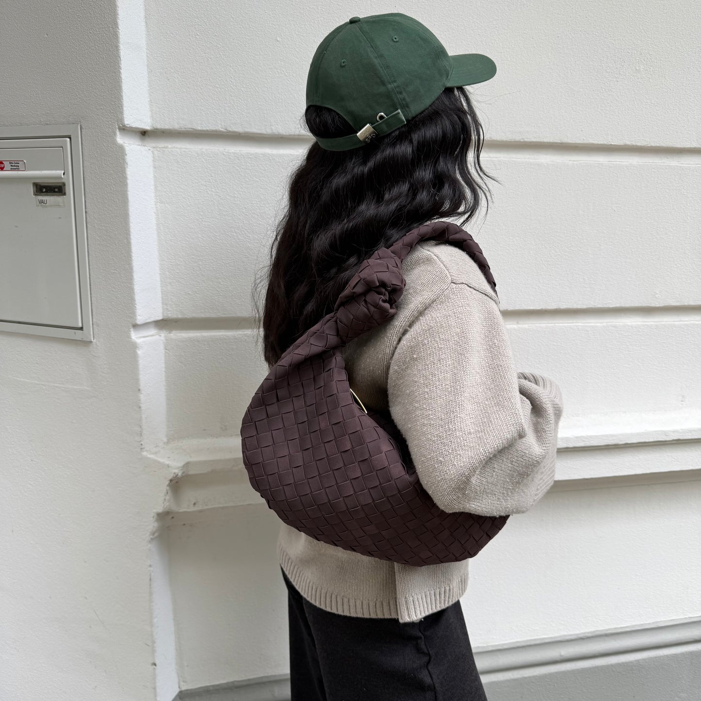 Roya big faux suede
