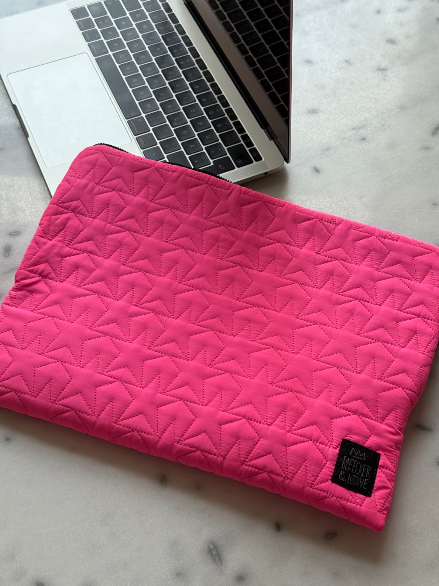 Laptop Case Star Pink