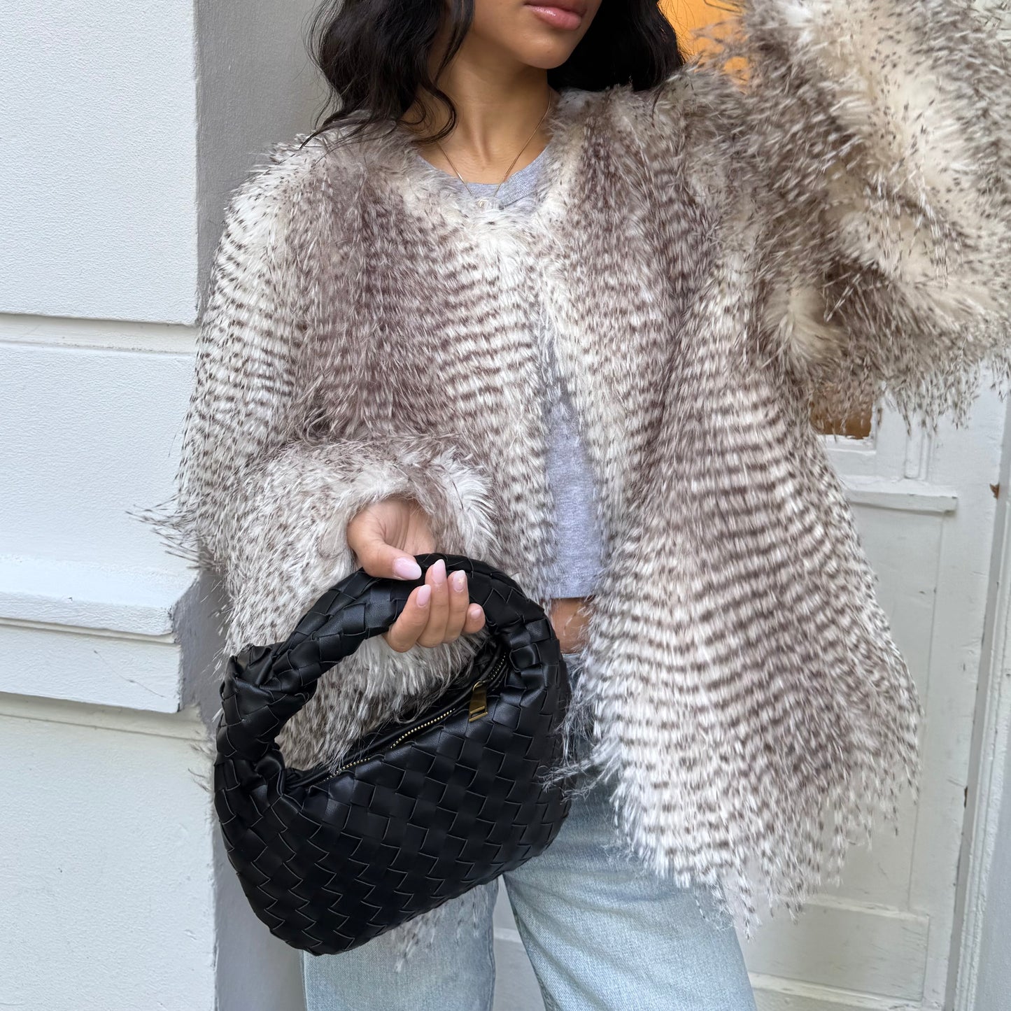 Roya medium faux leather